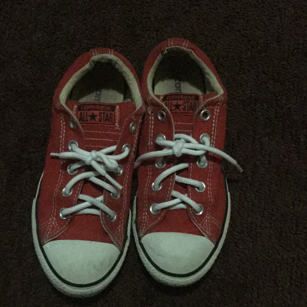 Boys red converse